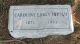 Headstone of Caroline Lakey Hirsch, Morgan Cemetery (Cinnaminson, NJ)