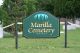 Marilla Cemetery sign Marilla Cemetery sign
