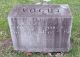 Headstone of Anna H. and Frank B. Voght, Williamsville Cemetery (Williamsville, NY)