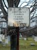 Budd Cemetery sign (Cambria Center, NY)