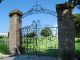 Entrance gate, Witmer Cemetery (Town of Niagara, NY)