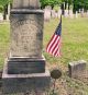 Headstones of Willis H. and Josiah Wright, Worden Sweet Cemetery (Scriba, NY)