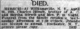 Death notice of Charles Hirsch (Buffalo News, 22 Apr 1919, page 2)