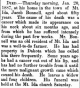Obituary of Jacob Bonnell (Grant County [WI] Herald, 24 Jan 1887, page 4)
