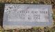 Headstone of Shirley Ray (Jacobs) Byer, Snapp Cemetery (Forsyth, MO)