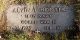 Military grave marker of Alvin T. Hooter, North Ridge Cemetery (Cambria, NY)