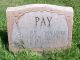 Headstone of Roy and Nan Louise Pay, Oakwood Cemetery (Niagara Falls, NY)