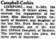 Engagement notice of Marjorie Corbin and Earle Campbell (Niagara Falls Gazette, 5 Aug 1948, page 2)