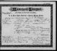 Marriage certificate of Joe E. Widner and Martha E. Gould, 1891 (Cook Co., IL)
