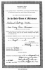 Marriage certificate of Richard Chalmers Wilkie and Mary Lois Henson, 1953 (Harris Co., TX)