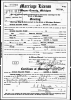 Marriage certificate of Richard Chalmers WIlkie and Dorothy J. Timmons, 1943 (Wayne Co., MI)